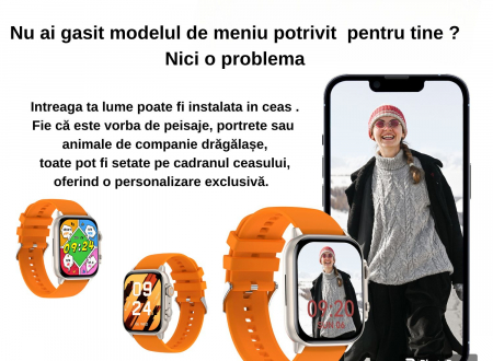 Smartwatch Chronix , Ecran AMOLED 1.9 inch , Rezistent la apa si transpiratie , Senzori monitorizare sanatate , GPS , autonomie 10 zile , vedere nocturna [13]