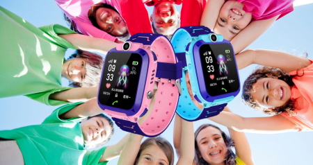 Smartwatch - Smarty - Smartwatch 4G pentru Copii, GPS, Apeluri, Rezistent la Apă IP67, Baterie 10 Zile