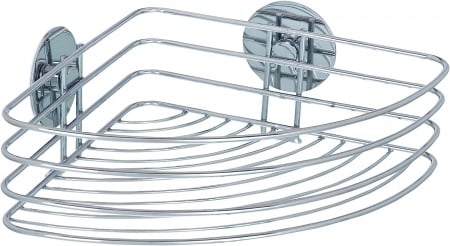 Suport de colt pentru baie , Turbo-Loc® 20 x 26.5 x 10.5 cm, inox [5]