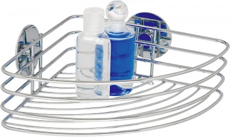 Suport de colt pentru baie , Turbo-Loc® 20 x 26.5 x 10.5 cm, inox [1]