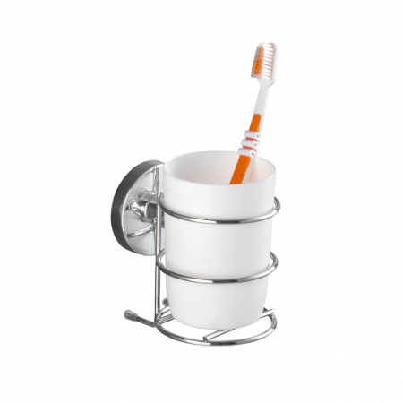 Suport periute de dinti Wenko Vacuum-Loc®, 7.5 x 11.5 cm , argintiu [2]