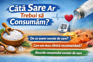 Cantitatea necesară de sare: cât avem nevoie cu adevărat și cum o consumăm corect