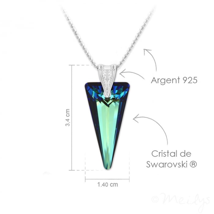 Set de bijuterii cu cristale Swarowski "Bermuda Blue" [2]