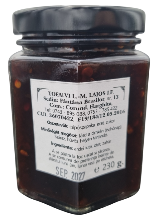 Dulceață de Ardei Iute 230g – Fără Conservanți, Produs Natural [2]