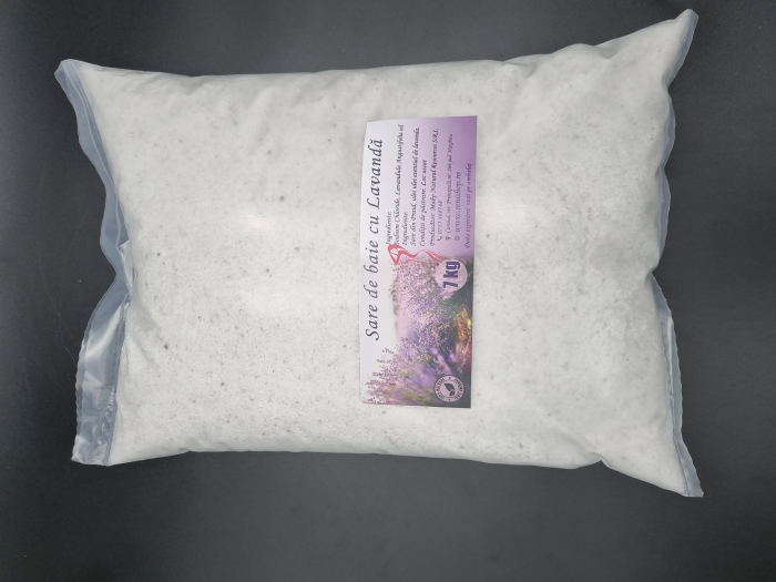 Sare de baie pentru ciubar premium cu ulei de lavanda 7kg [3]