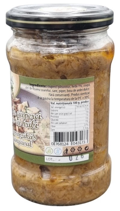 Tocăniță de ciuperci Pleurotus cu hribi – 290g [2]