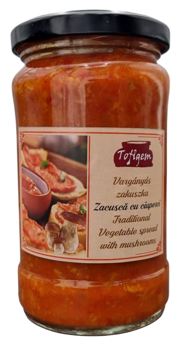 Zacuscă cu ciuperci hribi 300 g – fără conservanți [1]