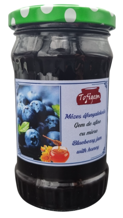 Alimente - Gem de afine din pădure cu miere naturală – 300g