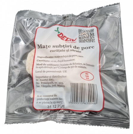 Aditivi alimentar - Mațe subțiri de porc  10m