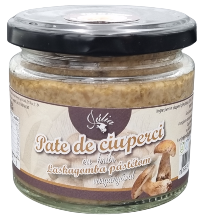 Alimente - Pate de ciuperci Pleurotus cu hribi – 150 g