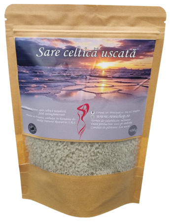 Alimente - Sare celtică uscată originală din Franța 500 g