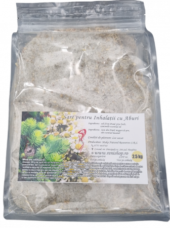 Saruri de baie - Sare cu Muguri de brad pentru inhalare 2 kg