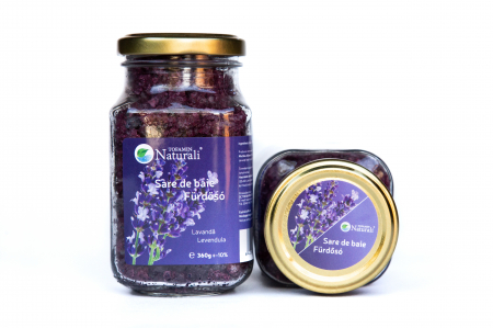 Saruri de baie - Sare de baie cu lavanda 360g