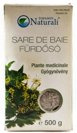 Sare de baie cu plante medicinale 500g