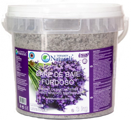 Saruri de baie - Sare de baie din Praid cu lavanda 3kg