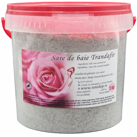Saruri de baie - Sare de Baie Trandafir 5kg