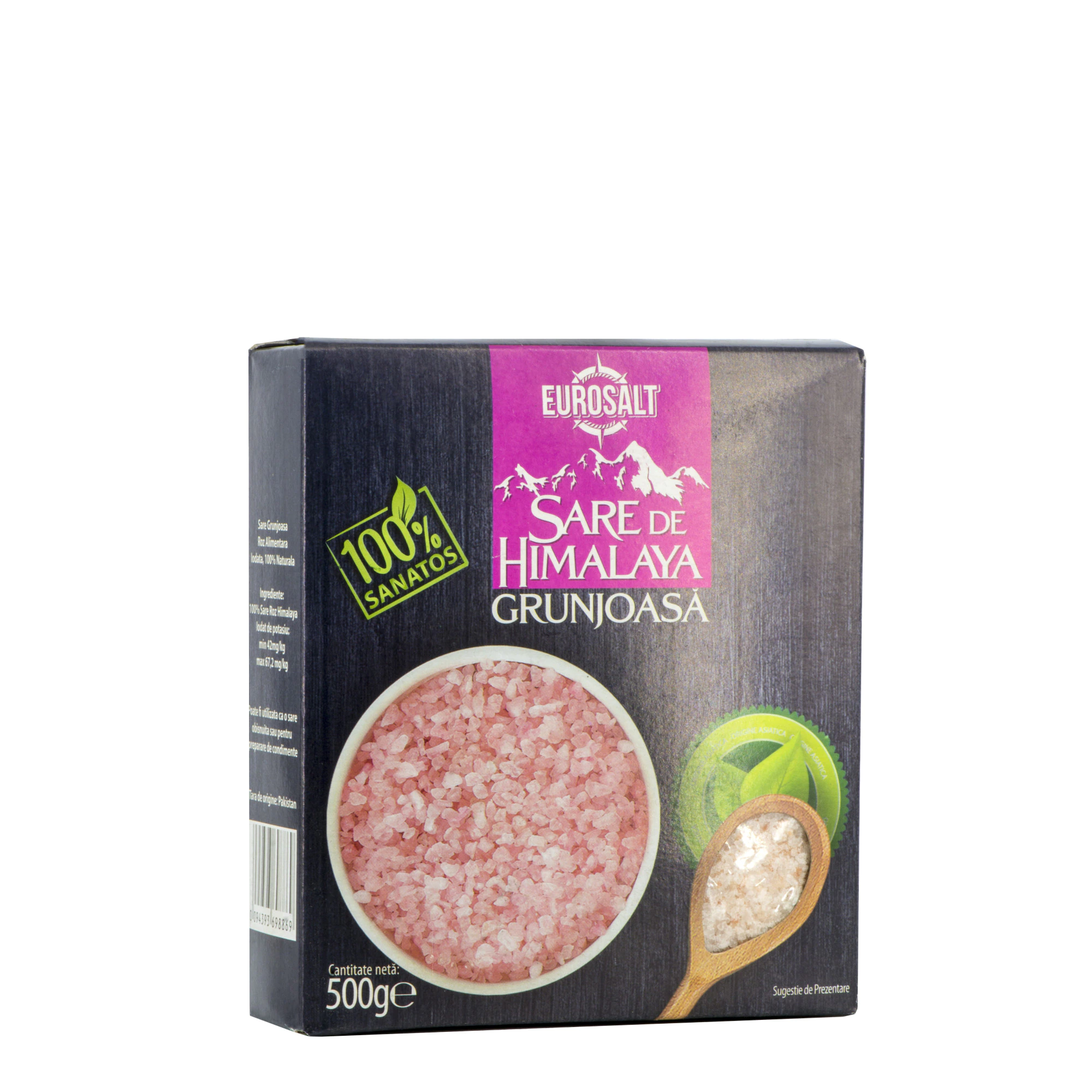 Aditivi alimentar - Sare de Himalaya grunjoasa 500g