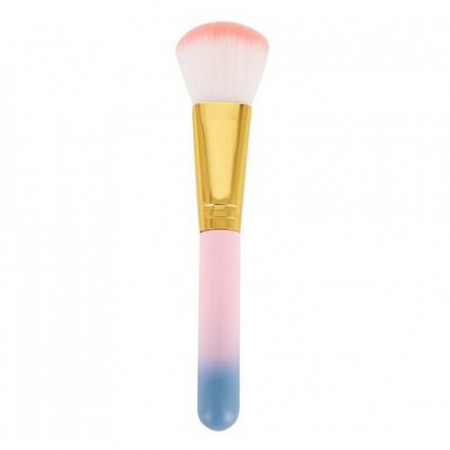 Set 12 pensule profesionale machiaj cu tub pentru depozitare roz [1]
