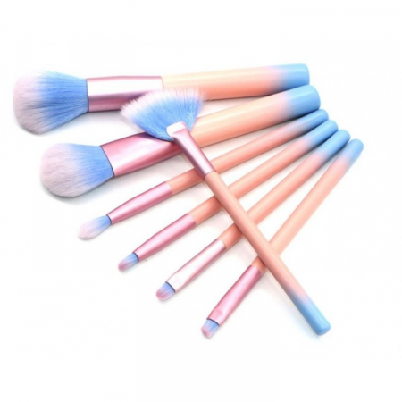 Machiaj - Set de 7 pensule machiaj roz