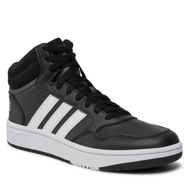 Pantofi sport copii - Pantofi Adidas Hoops 3.0 Mid K GW0402