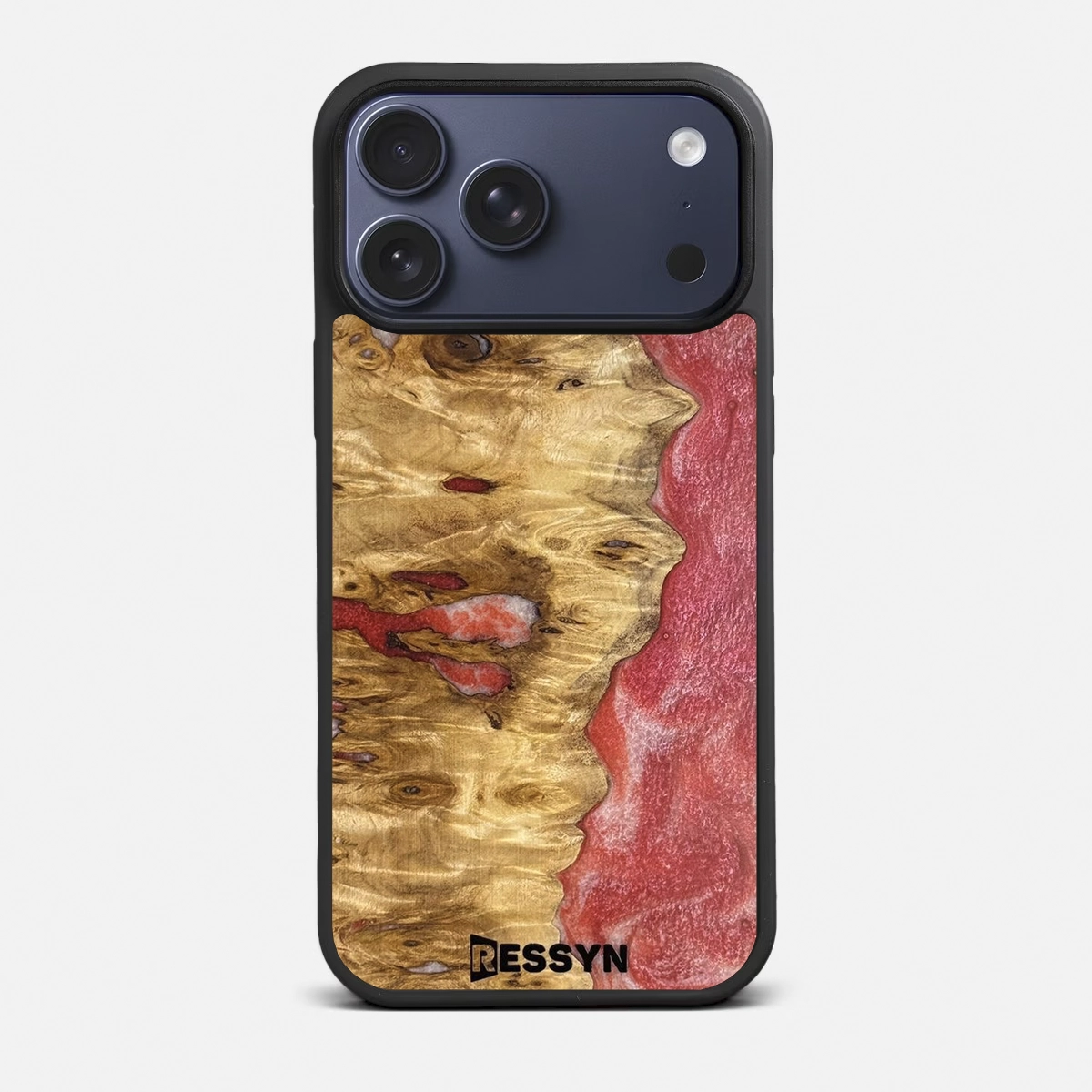 Huse iPhone 16 - Husa iPhone RESSYN "Candy" din Rasina Epoxy si Lemn Natural