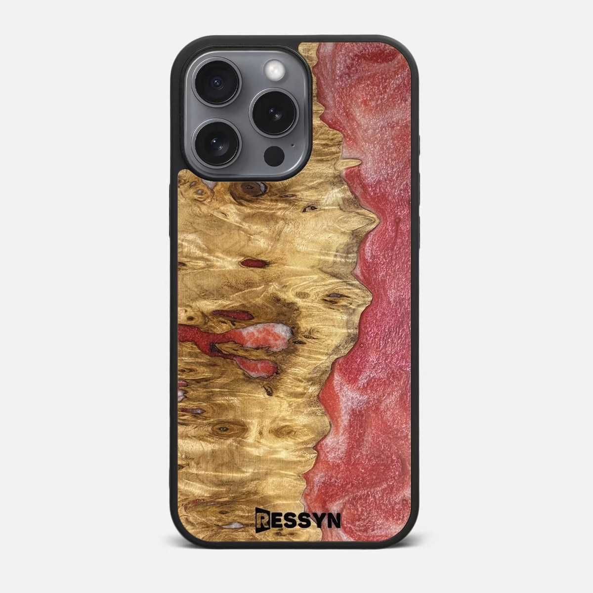 Huse iPhone 17 AIR - Husa iPhone RESSYN "Candy" din Rasina Epoxy si Lemn Natural