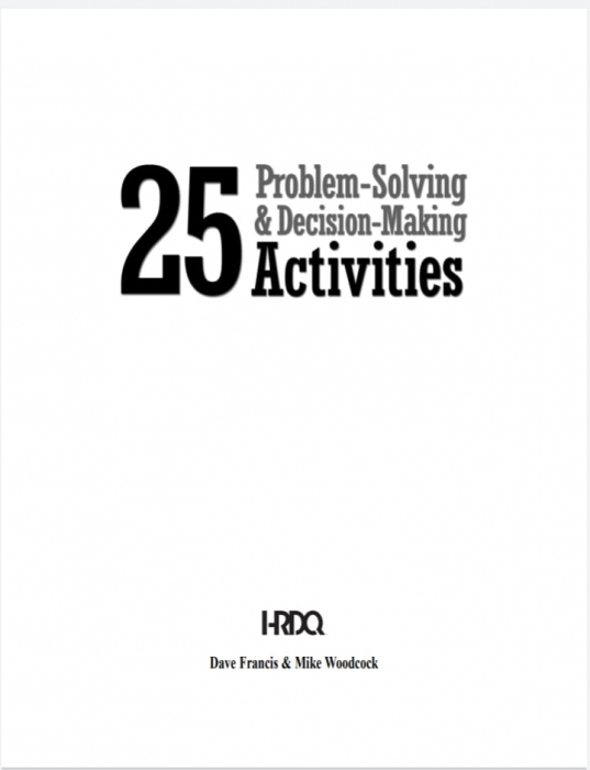 Colectie digitala cu 25 Exercitii (eng) de Training  - Rezolvare de Probleme si Luare a Deciziilor (pentru training / evaluare) - Resurse de training / exercitii / kituri [2]