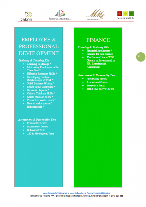 CATALOG PALETAR - RESURSE DE TRAINING SI DE EVALUARE [12]