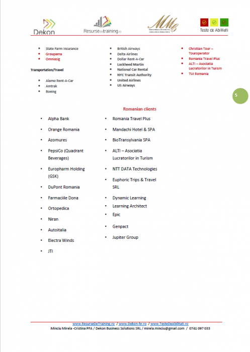 CATALOG PALETAR - RESURSE DE TRAINING SI DE EVALUARE [5]