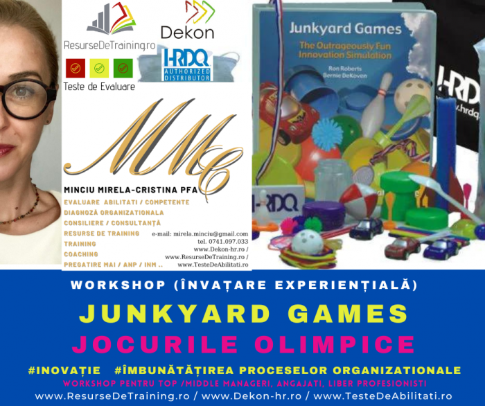 Kit/ Workshop - JOCURILE OLIMPICE / JUNKYARD GAME (Antrenarea competentelor de INOVARE si imbunatatire Procese)) [9]