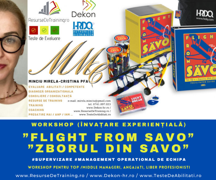 Kit/ Workshop - ZBORUL DIN SAVO / FLIGHT FROM SAVO (Antrenarea competentelor de supervizare) [2]