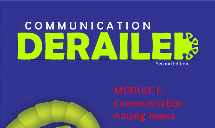 KIT / 3 JOCURI EXPERIENTIALE: COMUNICARE DEVIATĂ -  1) INTRE PERSOANE, 2) INTRE DEPARTAMENTE, 3) SUB STRES ORGANIZATIONAL (Antrenarea Competentelor de COMUNICARE, LEADERSHIP, FOCUS PE OBIECTIVE STRATE [4]