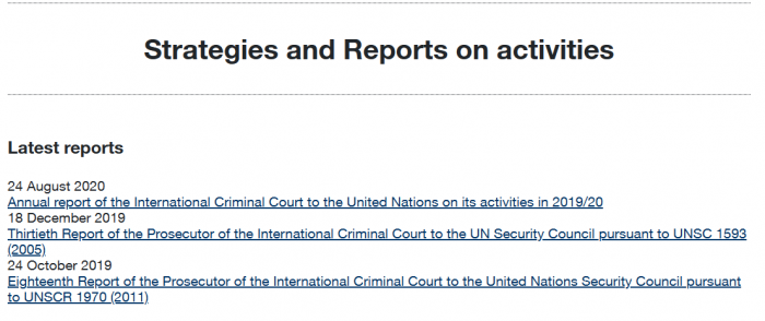 Resurse legislative si rapoarte - CURTEA PENALA INTERNATIONALA / International Criminal Court [10]