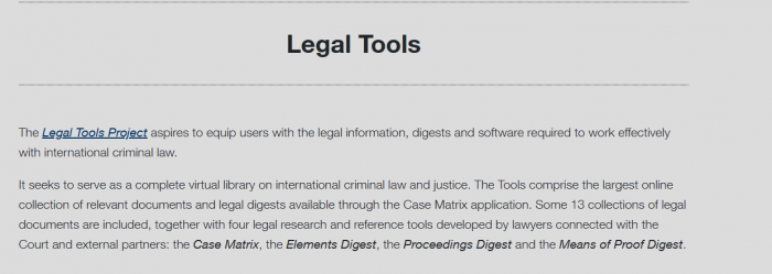 Resurse legislative si rapoarte - CURTEA PENALA INTERNATIONALA / International Criminal Court [8]