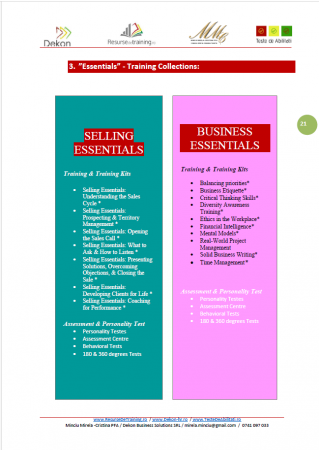 CATALOG PALETAR - RESURSE DE TRAINING SI DE EVALUARE [20]