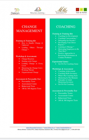 Colectie digitala cu 25 Exercitii (eng) de Training  - Rezolvare de Probleme si Luare a Deciziilor (pentru training / evaluare) - Resurse de training / exercitii / kituri [10]