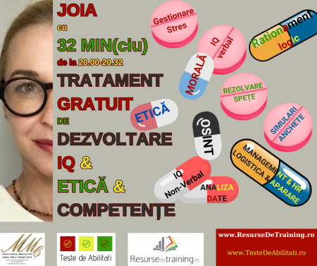 Consiliere / Consultanta - INVITATIE GRATUITA PENTRU JOI IN ORICE JOI - PASTILE DE INVATARE (SPEȚE, SIMULARI, ANCHETE, ANALIZE, DEBATE..)