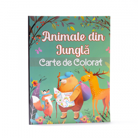 Animale din junglă - Carte de colorat [0]