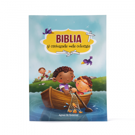 Cărți de Jocuri și Activități - Biblia și creioanele mele colorate