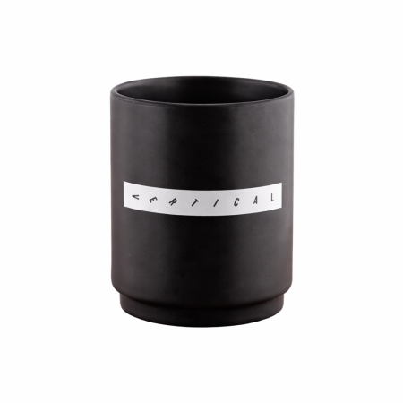 Căni, Pixuri, Brelocuri - Cană Banda Vertical-Negru