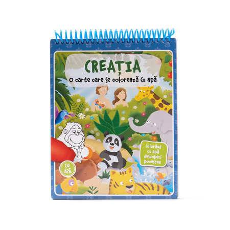 Cărți de Colorat - Creația - Carte de colorat cu apă
