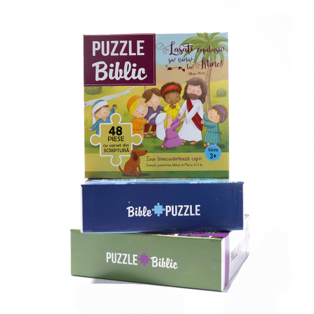 Puzzle biblic Isus este recunoscător pentru copilași (500 Piese) [2]