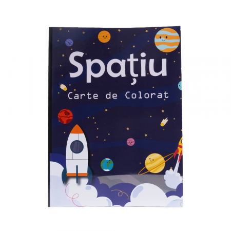 Cărți Copii - Spațiu - Carte de colorat