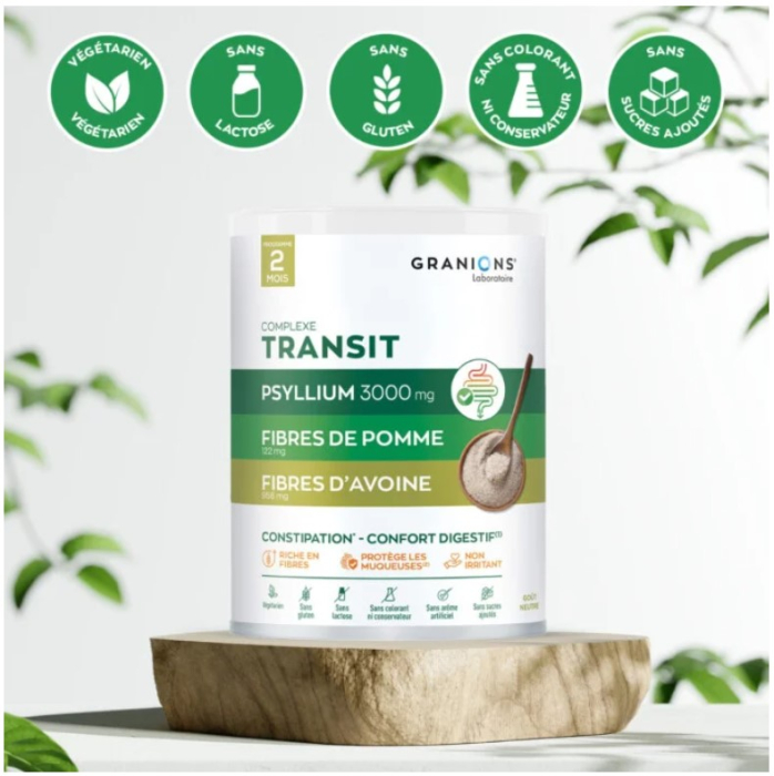 Granions Complexe Transit Psyllium 3000mg 290g | Fibre Tranzit [2]