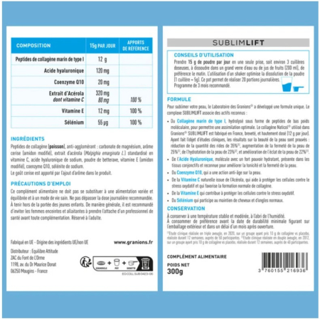 Collagene+ Beaute Sublimlift Granions 300g | Colagen Naticol 12g [4]