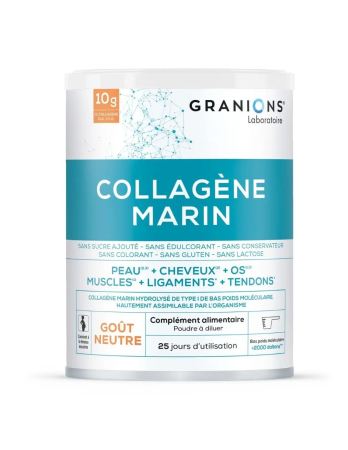 Articulatii si oase - Collagene Marin Gust Neutru Granions 258g | 10g Colagen & Vit C