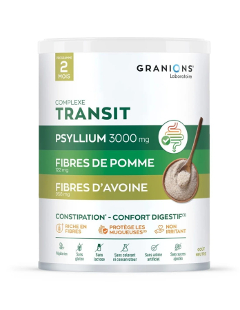 Digestie buna - Granions Complexe Transit Psyllium 3000mg 290g | Fibre Tranzit