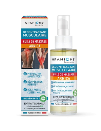 Reumatism / Dureri articulare - Decontractant Musculaire Ulei Masaj Arnică 100ml Granions