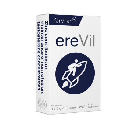 Erevil – 30 cps | Sprijin natural în disfuncţia erectilă & libidou redus [0]