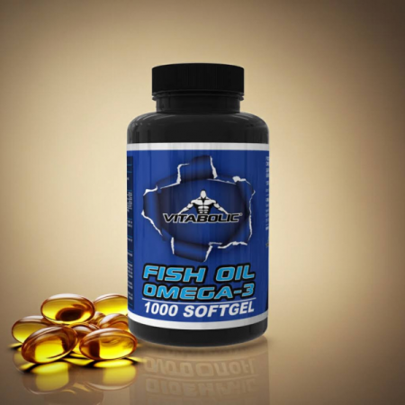 Vitabolic Fish Oil Omega 3 1000mg | Ulei de pește pur | 120 capsule [1]
